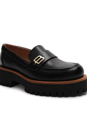 Baldinini Skórzane loafersy