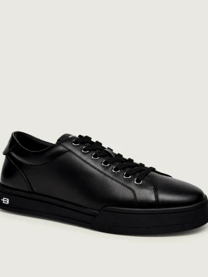 Baldinini Skórzane sneakersy czarny