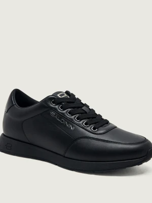 Baldinini Skórzane sneakersy czarny