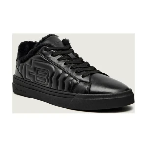 Baldinini Skórzane sneakersy | z dodatkiem wełny