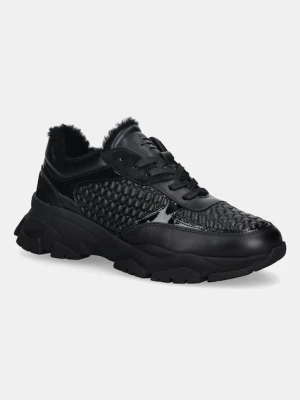 Baldinini sneakersy skórzane damskie kolor czarny D6B831A1ENAT