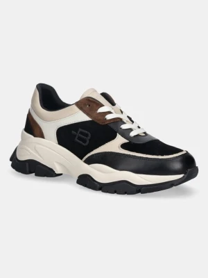 Baldinini sneakersy skórzane damskie kolor czarny D6B832T1VICA