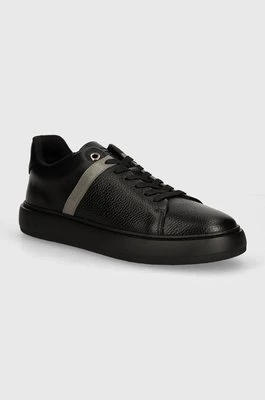 Baldinini sneakersy skórzane kolor czarny U5B810T1CEVI