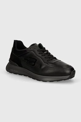 Baldinini sneakersy skórzane kolor czarny U5B840T1CEVI