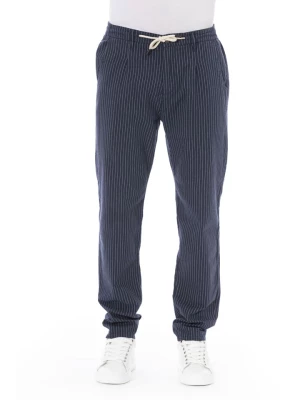 Baldinini Trend Spodnie chino w kolorze granatowym rozmiar: W32