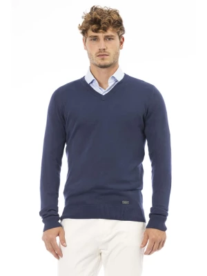 Baldinini Trend Sweter w kolorze granatowym rozmiar: 50