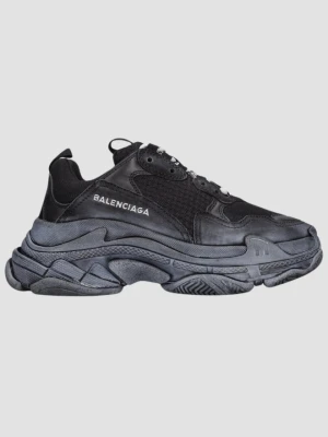 BALENCIAGA Czarne sneakersy TRIPLE S, Rozmiar 35