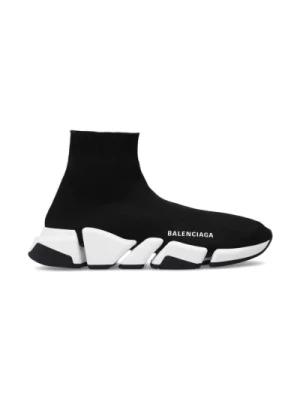 Balenciaga, Czarne Speed 2.0 Sneakers Black, female,