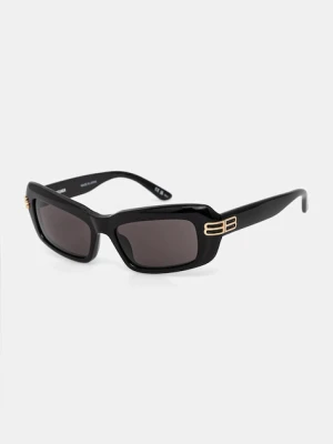 Balenciaga okulary przeciwsłoneczne damskie kolor czarny BB0432S