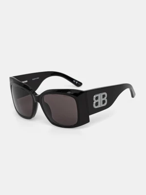 Balenciaga okulary przeciwsłoneczne damskie kolor czarny BB0443S