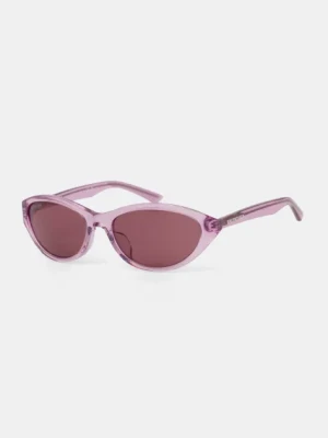 Balenciaga okulary przeciwsłoneczne damskie kolor różowy BB0404SK