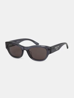 Balenciaga okulary przeciwsłoneczne damskie kolor szary BB0389SK