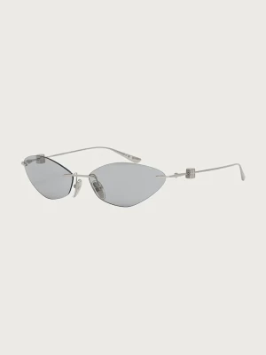 Balenciaga okulary przeciwsłoneczne damskie srebrny