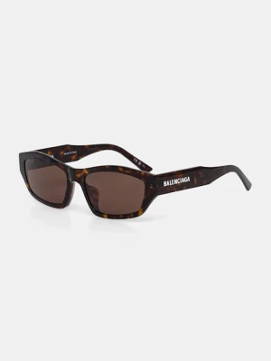 Balenciaga okulary przeciwsłoneczne kolor brązowy BB0448SK
