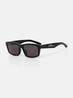 Balenciaga okulary przeciwsłoneczne męskie kolor czarny BB0424SK