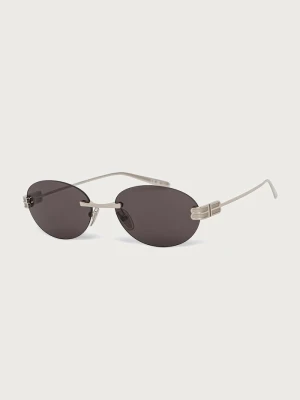 Balenciaga okulary przeciwsłoneczne srebrny