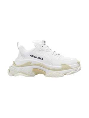 Balenciaga, Sneakersy Triple S White, female,