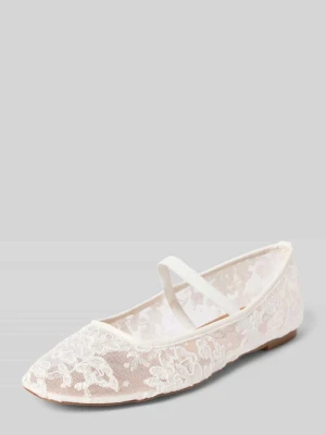 Balerina z haftem angielskim w kwiaty Bianco