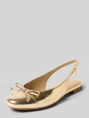 Balerina z mieszanki skóry model 'Piper' MICHAEL Michael Kors