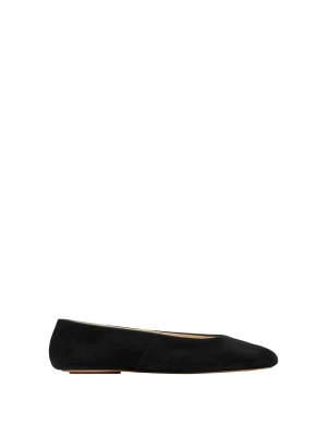 Balerinki Skórzane Soft - Edycja Limitowana - Czarny - - Massimo Dutti - Kobieta