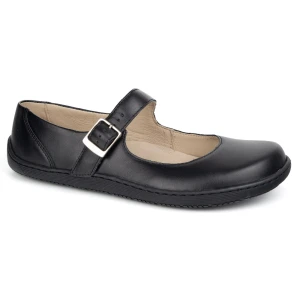 Baleriny barefoot damskie Olivier 1286 z klamerką czarne