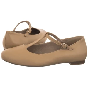 Baleriny Beżowe 0UNF2___ _5CV (RY1299-b) Ryłko