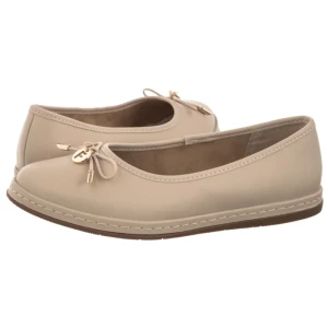 Baleriny Beżowe DP6856/26 BE (FO148-b) Filippo