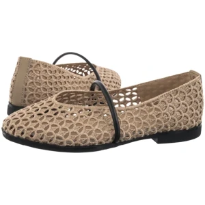 Baleriny Beżowe DP7603/26 BE (FO235-a) Filippo