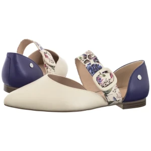 Baleriny Beżowe/Fioletowe K7438-05/00-1 (MA1504-b) Maciejka