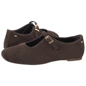 Baleriny Brązowe 44067-62 (WO354-a) Wojas