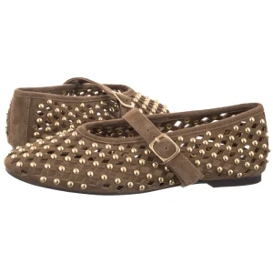 Baleriny Brązowe 44074-62 (WO367-b) Wojas