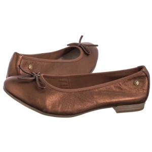 Baleriny Brązowe P6800-02/00-0 (MA1368-d) Maciejka
