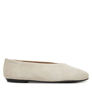 Baleriny Calvin Klein Ballerina Round Hw Sue HW0HW02565 Beżowy