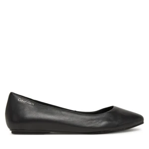 Baleriny Calvin Klein Flat Mary Jane - Lth HW0HW02341 Czarny