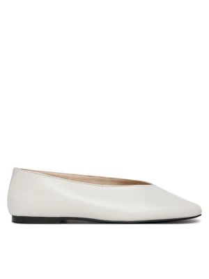 Baleriny Calvin Klein HW0HW02441 Écru Kremowy