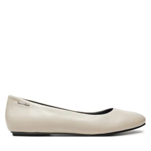 Baleriny Calvin Klein Round Ballerina HW0HW00618 Szary