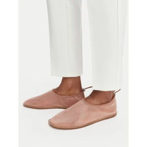 Baleriny Calvin Klein Stretch Ballerina Shoe Spac Mesh HW0HW03041 Koralowy