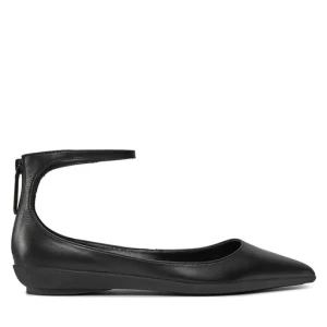 Baleriny Calvin Klein Wrapped Ankle Strap Ballerina HW0HW01840 Czarny