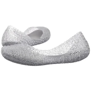 Baleriny Campana Papel AD 33693/AQ276 Glitter Clear Silver (ML248-h) Melissa