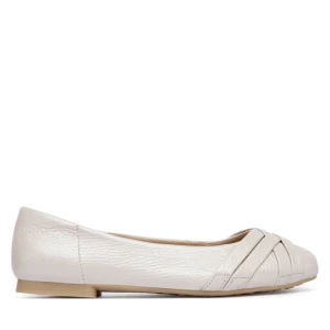 Baleriny Caprice 9-22102-46 Kremowy