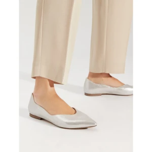 Baleriny Caprice 9-22110-42 Srebrny