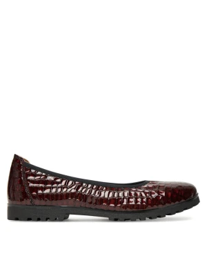 Baleriny Caprice 9-22151-45 Bordowy