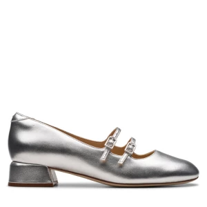 Baleriny Clarks Daiss 30 Shine 26179900 Srebrny