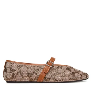 Baleriny Coach Mary Jane CBP01 Brązowy
