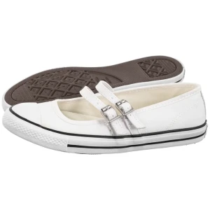 Baleriny CTAS Dainty Mary Jane Slip White/Egret/White A11552C (CO759-b) Converse