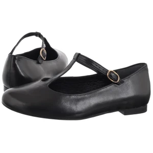 Baleriny Czarne 0UNF2___ __45 (RY1299-a) Ryłko