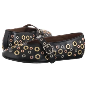 Baleriny Czarne B10046-353-000-000-000 (CI814-b) Carinii