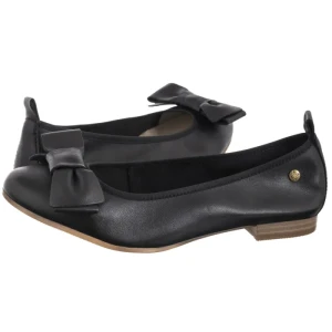 Baleriny Czarne P6802-01/00-0 (MA1370-a) Maciejka