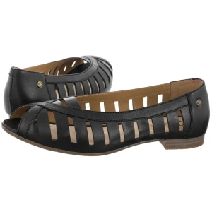 Baleriny Czarne P7540-01/00-1 (MA1537-c) Maciejka