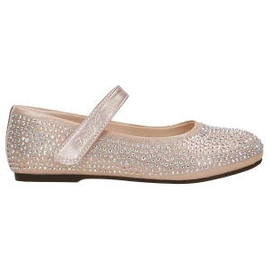 Różowe balerinki dziewczęce z krysztalkami Bartek 83019-15